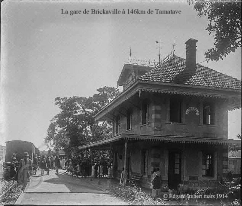 Gare Brickaville en 1914 by ©Edgard Imbert mars 1914©